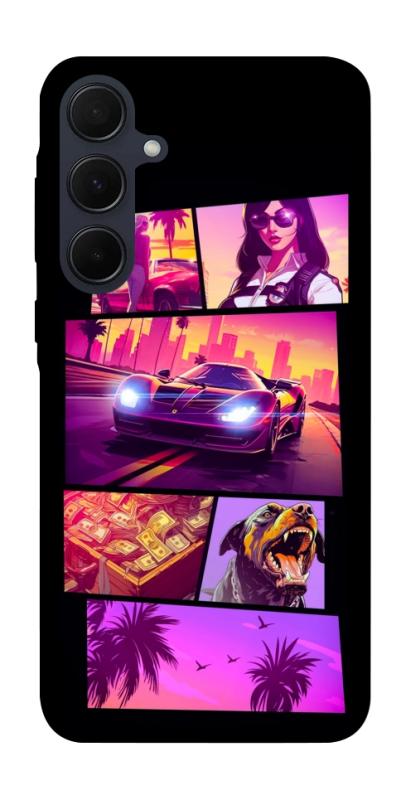 Чохол itsPrint GTA vibes для Samsung Galaxy A35, ігри, купити оптом з доставкою