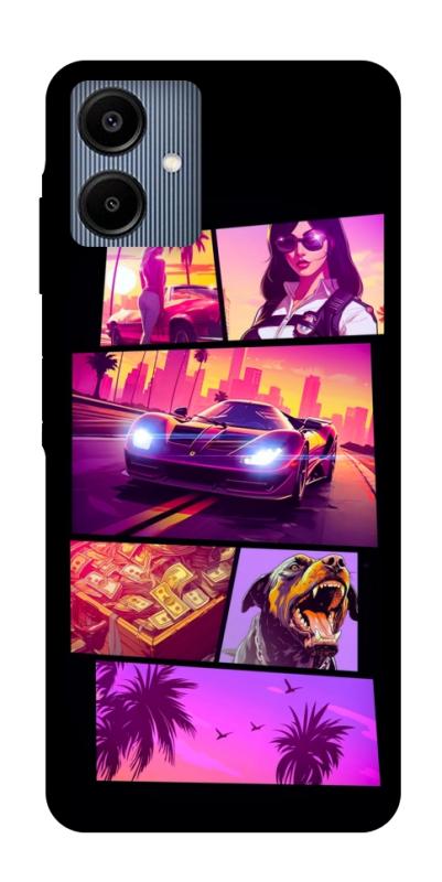 Чохол itsPrint GTA vibes для Samsung Galaxy A06, ігри, купити оптом з доставкою