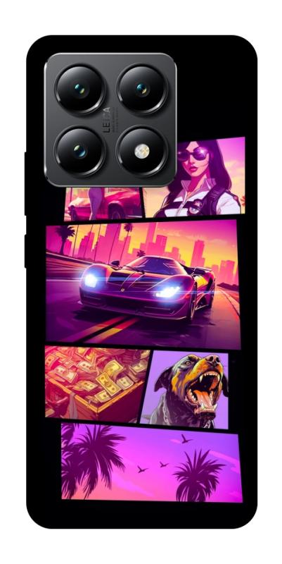 Чохол itsPrint GTA vibes для Xiaomi 14T, ігри, купити оптом з доставкою