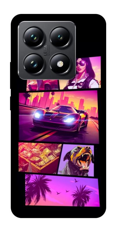 Чохол itsPrint GTA vibes для Xiaomi 14T Pro, ігри, купити оптом з доставкою