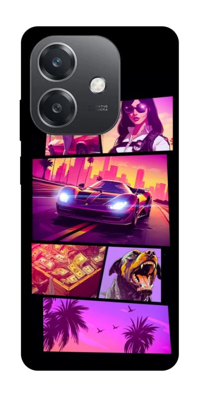 Чохол itsPrint GTA vibes для Oppo A3 4G, ігри, купити оптом з доставкою