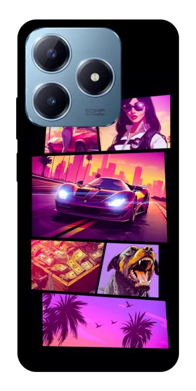 Чохол itsPrint GTA vibes для Realme C63 4G, ігри, купити оптом з доставкою