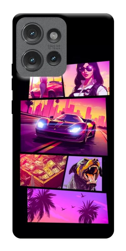 Чохол itsPrint GTA vibes для Motorola Edge 50, ігри, купити оптом з доставкою