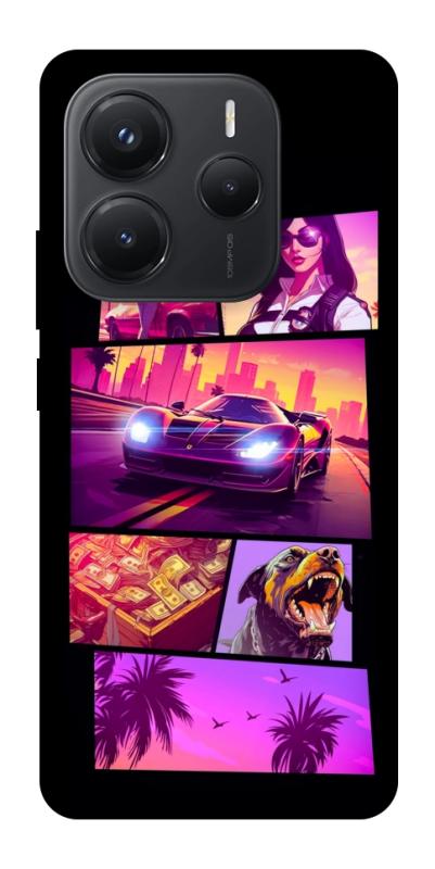 Чохол itsPrint GTA vibes для Xiaomi Redmi Note 14 5G, ігри, купити оптом з доставкою