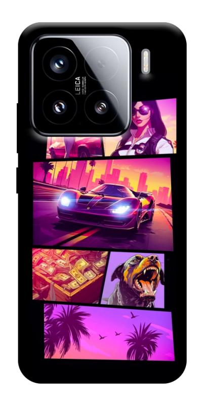 Чохол itsPrint GTA vibes для Xiaomi 15, ігри, купити оптом з доставкою