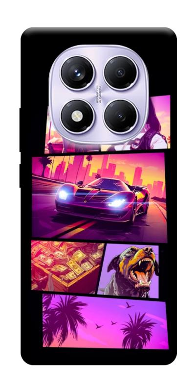 Чехол itsPrint GTA vibes для Xiaomi Redmi Note 14 Pro 4G, игры, купить оптом с доставкой
