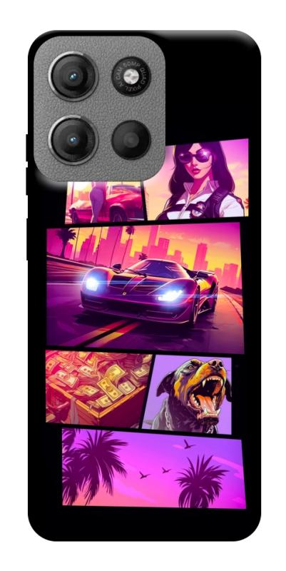 Чохол itsPrint GTA vibes для Motorola Moto G15 4G, ігри, купити оптом з доставкою