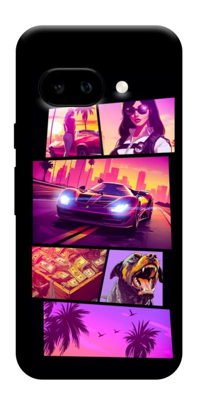 Чехол itsPrint GTA vibes для Google Pixel 9a, игры, купить оптом с доставкой