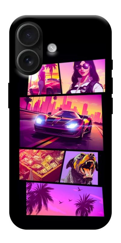 Чохол itsPrint GTA vibes для Apple iPhone 17 (6.3"), ігри, купити оптом з доставкою