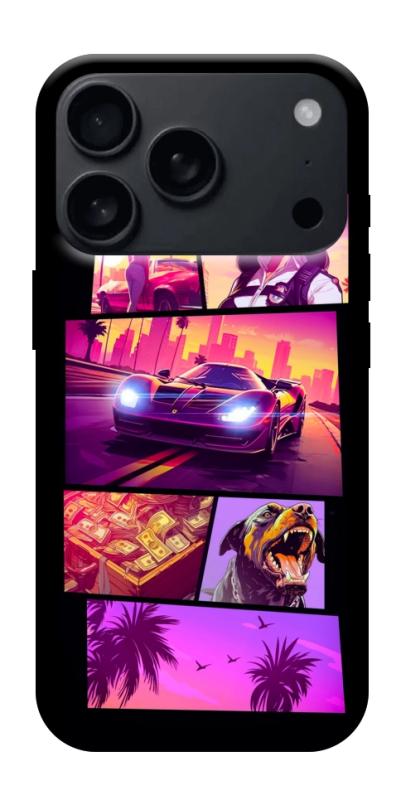 Чохол itsPrint GTA vibes для Apple iPhone 17 Pro (6.3"), ігри, купити оптом з доставкою