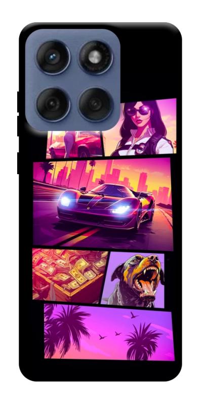 Чохол itsPrint GTA vibes для Motorola Edge 60 Fusion, ігри, купити оптом з доставкою