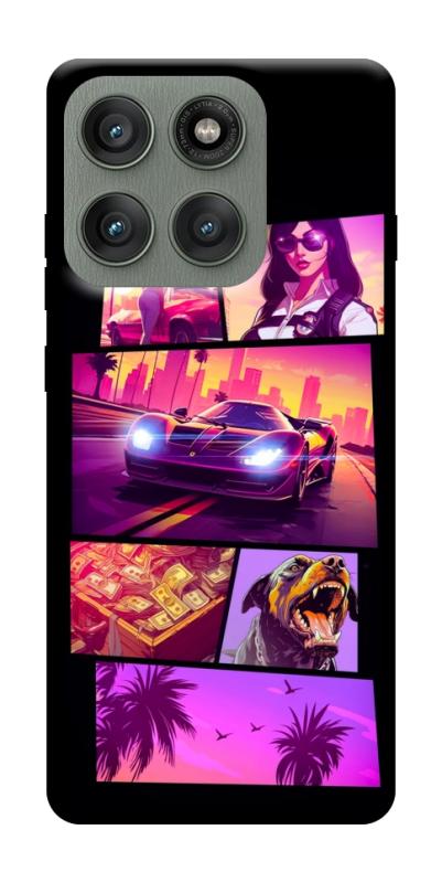 Чохол itsPrint GTA vibes для Motorola Edge 60 Pro, ігри, купити оптом з доставкою
