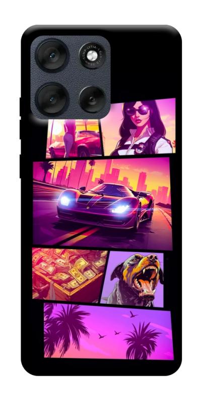 Чохол itsPrint GTA vibes для Motorola Moto G56 5G, ігри, купити оптом з доставкою