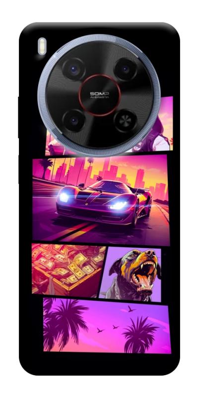 Чохол itsPrint GTA vibes для ZTE Nubia V70 Max, ігри, купити оптом з доставкою
