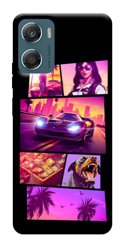 Чохол itsPrint GTA vibes для Motorola Moto G06, ігри, купити оптом з доставкою