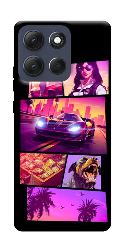 Чохол itsPrint GTA vibes для Motorola Moto G86 Power, ігри, купити оптом з доставкою