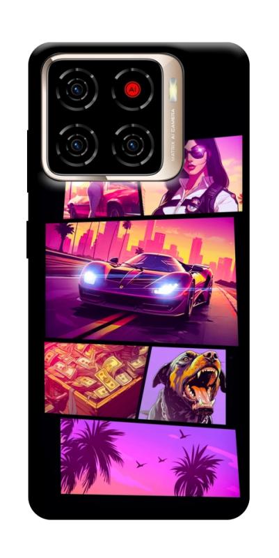 Чохол itsPrint GTA vibes для ZTE Blade A56, ігри, купити оптом з доставкою