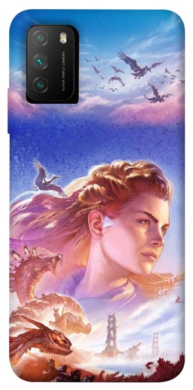 Чехол itsPrint Horizon zero dawn для Xiaomi Poco M3, игры, купить оптом с доставкой