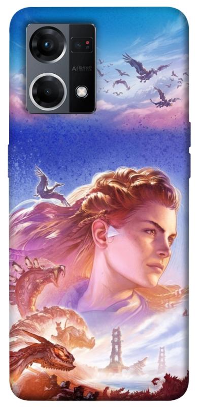 Чехол itsPrint Horizon zero dawn для Oppo Reno 7 4G, игры, купить оптом с доставкой