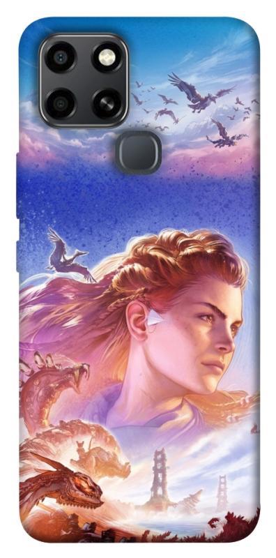 Чехол itsPrint Horizon zero dawn для Infinix Smart 6, игры, купить оптом с доставкой