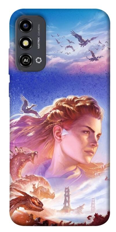Чохол itsPrint Horizon zero dawn для ZTE Blade A53, ігри, купити оптом з доставкою