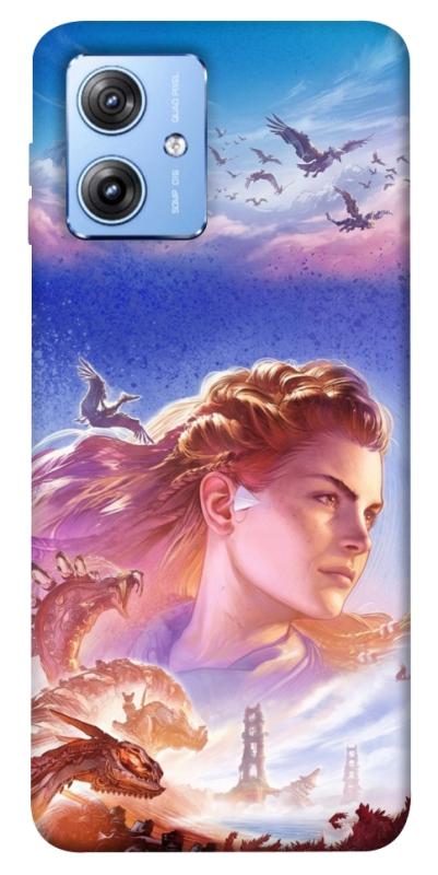 Чехол itsPrint Horizon zero dawn для Motorola Moto G84, игры, купить оптом с доставкой