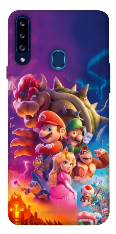 Чехол itsPrint Mario universe для Samsung Galaxy A20s, игры, купить оптом с доставкой