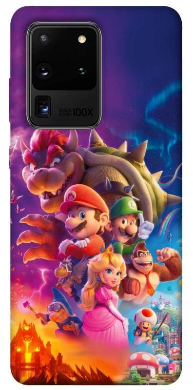 Чехол itsPrint Mario universe для Samsung Galaxy S20 Ultra, игры, купить оптом с доставкой