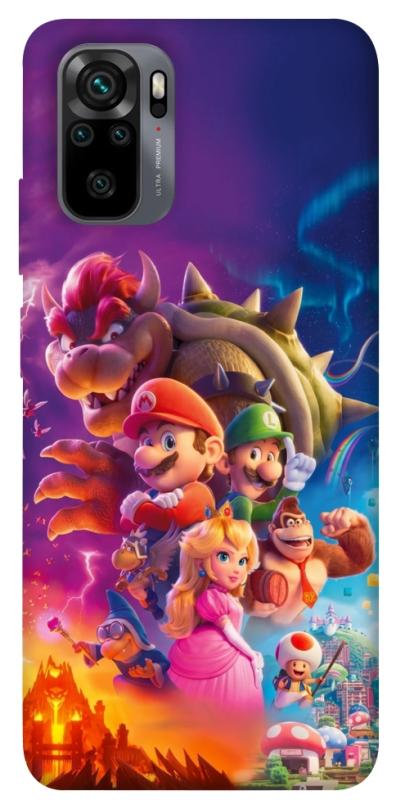 Чехол itsPrint Mario universe для Xiaomi Redmi Note 10 / Note 10s, игры, купить оптом с доставкой