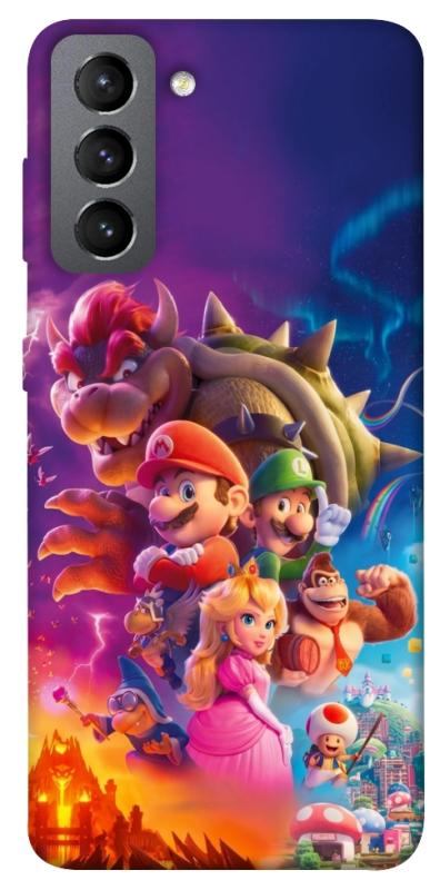 Чехол itsPrint Mario universe для Samsung Galaxy S21 FE, игры, купить оптом с доставкой