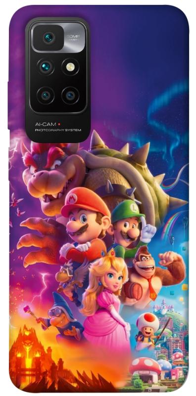 Чехол itsPrint Mario universe для Xiaomi Redmi 10, игры, купить оптом с доставкой