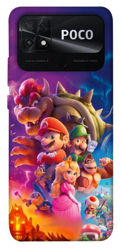 Чехол itsPrint Mario universe для Xiaomi Poco C40, игры, купить оптом с доставкой