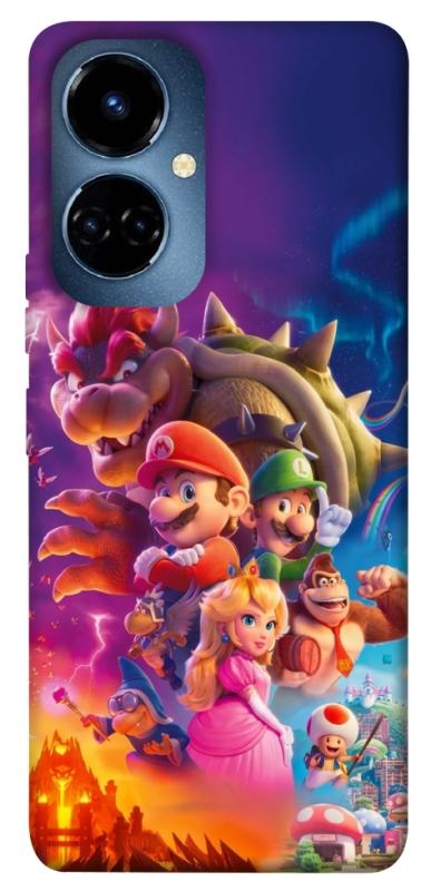 Чохол itsPrint Mario universe для TECNO Camon 19 (CI6n) / 19 Pro (CI8n), ігри, купити оптом з доставкою