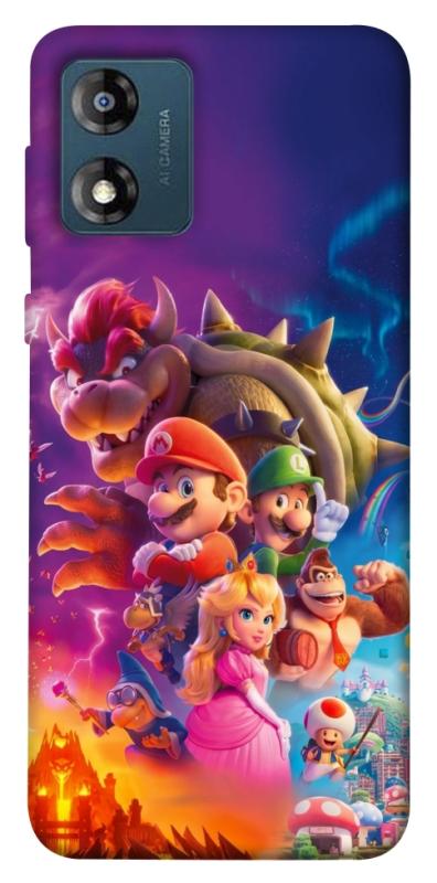Чохол itsPrint Mario universe для Motorola Moto E13, ігри, купити оптом з доставкою