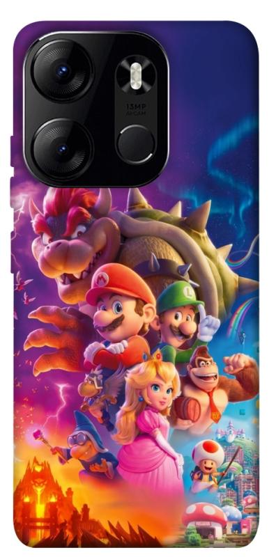 Чохол itsPrint Mario universe для Tecno Spark Go 2023, ігри, купити оптом з доставкою