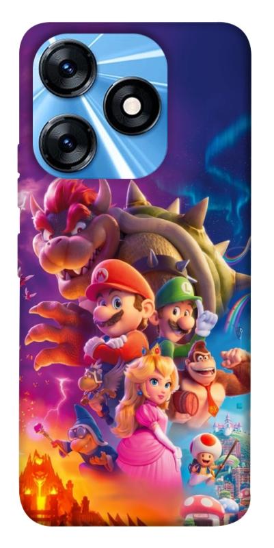 Чохол itsPrint Mario universe для TECNO Spark 10 Pro, ігри, купити оптом з доставкою