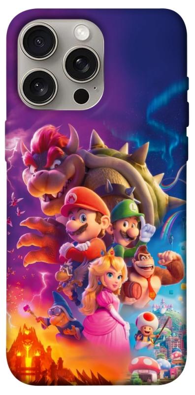 Чехол itsPrint Mario universe для Apple iPhone 15 Pro Max (6.7"), игры, купить оптом с доставкой
