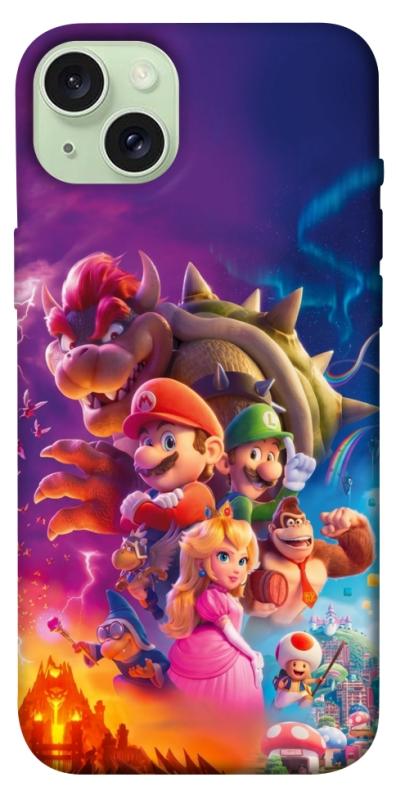 Чехол itsPrint Mario universe для Apple iPhone 15 Plus (6.7"), игры, купить оптом с доставкой