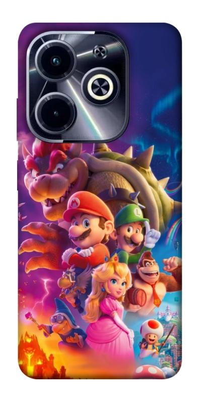 Чехол itsPrint Mario universe для Infinix Hot 40i, игры, купить оптом с доставкой