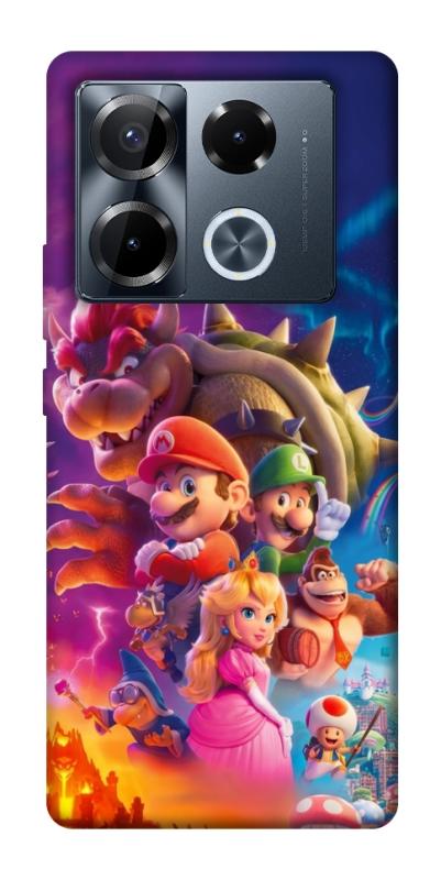 Чохол itsPrint Mario universe для Infinix Note 40 Pro 4G, ігри, купити оптом з доставкою