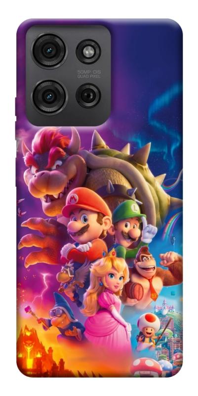 Чохол itsPrint Mario universe для Motorola Moto G75 5G, ігри, купити оптом з доставкою