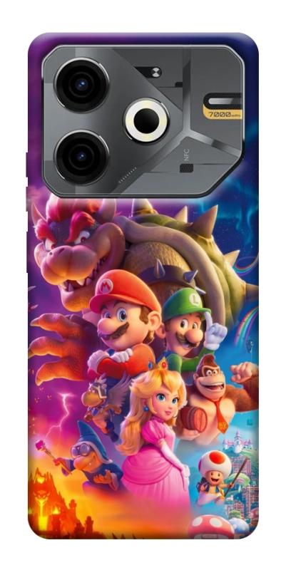 Чехол itsPrint Mario universe для TECNO Pova 6 Neo (LI6), игры, купить оптом с доставкой