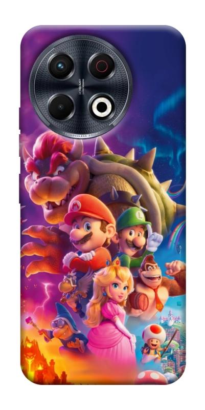 Чохол itsPrint Mario universe для TECNO Spark 30 Pro (KL7), ігри, купити оптом з доставкою