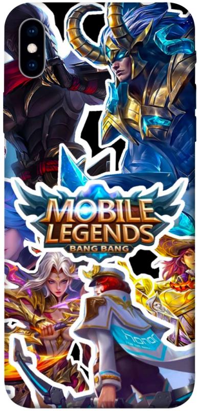 Чехол itsPrint Mobile legends для Apple iPhone XS Max (6.5"), игры, купить оптом с доставкой