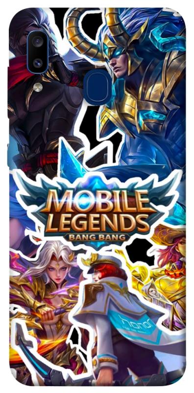 Чехол itsPrint Mobile legends для Samsung Galaxy A20 / A30, игры, купить оптом с доставкой