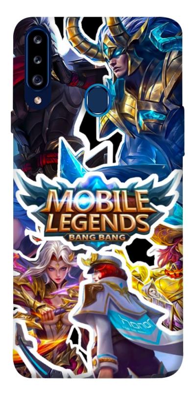 Чехол itsPrint Mobile legends для Samsung Galaxy A20s, игры, купить оптом с доставкой