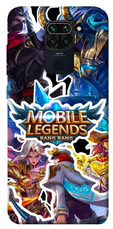 Чехол itsPrint Mobile legends для Xiaomi Redmi Note 9 / Redmi 10X, игры, купить оптом с доставкой