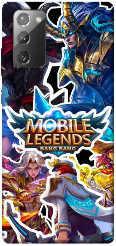 Чохол itsPrint Mobile legends для Samsung Galaxy Note 20, ігри, купити оптом з доставкою