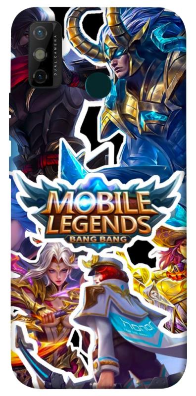 Чехол itsPrint Mobile legends для TECNO Spark 6 Go, игры, купить оптом с доставкой