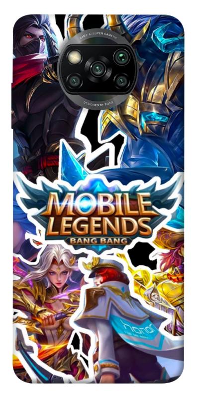 Чехол itsPrint Mobile legends для Xiaomi Poco X3 NFC / Poco X3 Pro, игры, купить оптом с доставкой